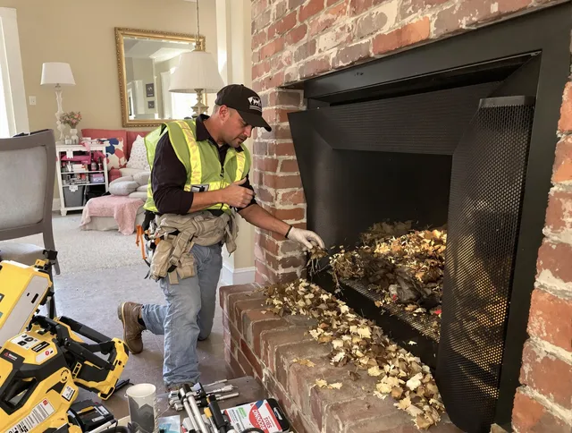 Safe screening installation by Wadsworth Chimney Sweep in Wadsworth, OH