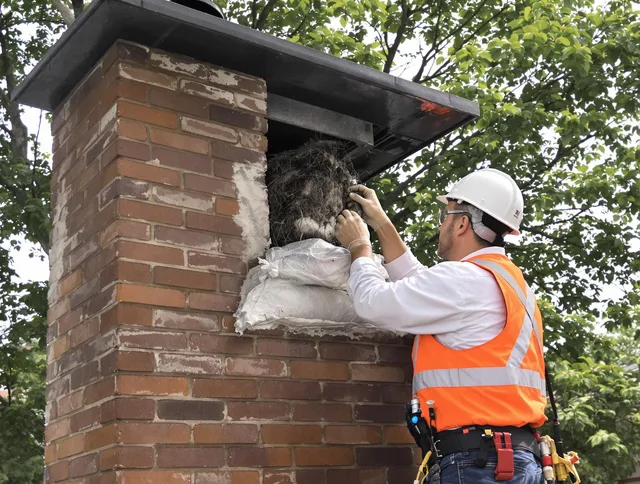 Humane removal of debris and animals by Wadsworth Chimney Sweep in Wadsworth, OH