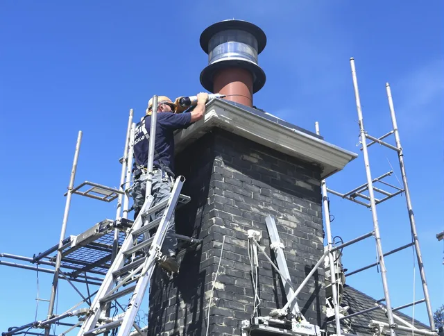 Sturdy chimney crown finished by Wadsworth Chimney Sweep in Wadsworth, OH