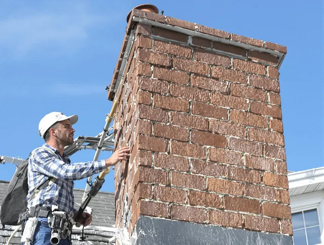 Brickwork for a chimney rebuild by Wadsworth Chimney Sweep in Wadsworth, OH