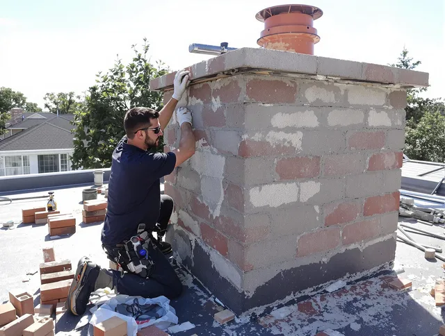 Advanced chimney repair process by Wadsworth Chimney Sweep in Wadsworth, OH