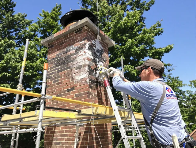 Structural chimney repair by Wadsworth Chimney Sweep in Wadsworth, OH
