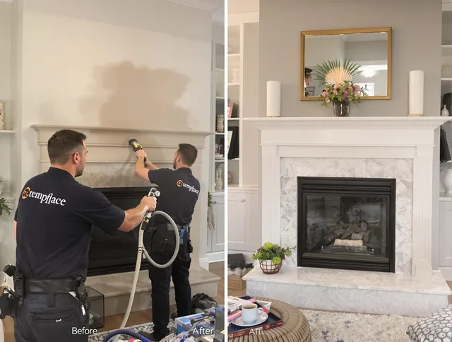 Professional soot removal by Wadsworth Chimney Sweep team in Wadsworth, OH